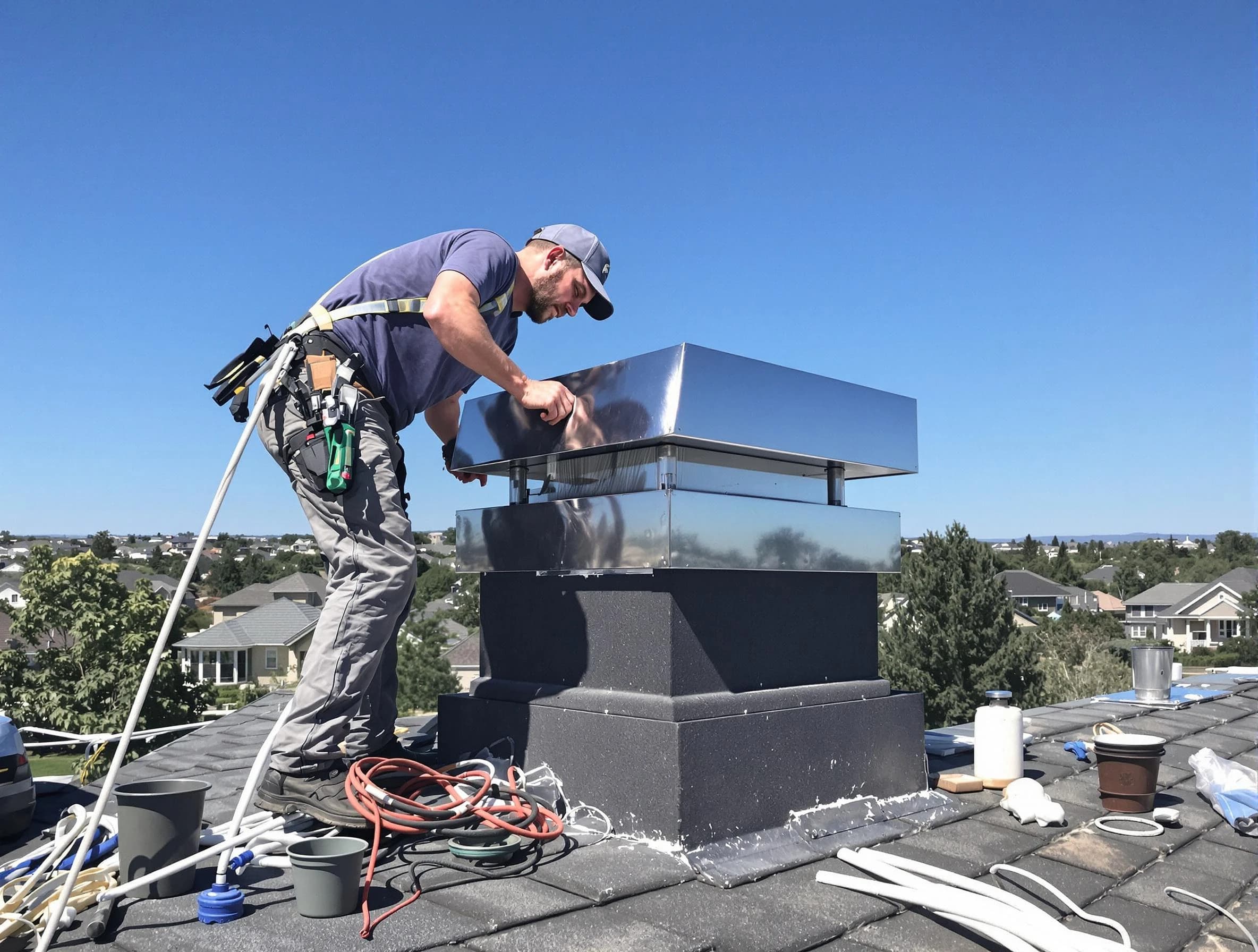 Chimney Cap Services service in Lake Land'Or, VA